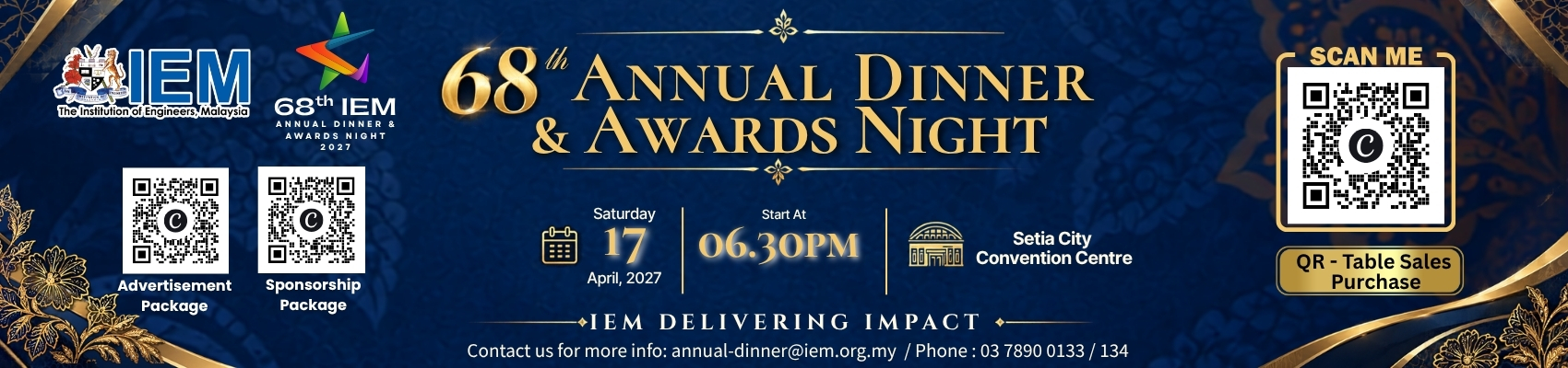 IEM 68th Annual Dinner and Awards Night 2027